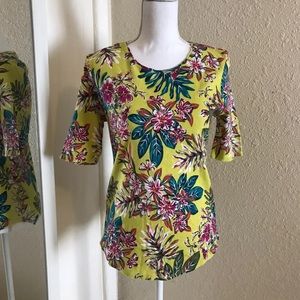 5 for $20 Tropical print Tee
